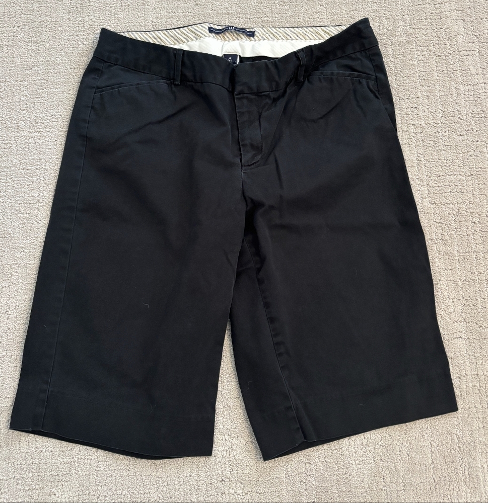 Black Gap Bermuda Style Shorts